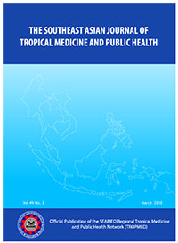 ٻ˹һThe Southeast Asian Journal of Tropical Medicine and Public Health 
